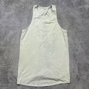 Lululemon Tech High Neck Open Back‎ Tank Women's 6 Mint Green Gym Yoga